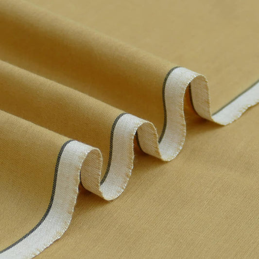 Summer Special – Kamalia Soft Cotton Khaddar Camel Colour - 7 Meter Unstitched