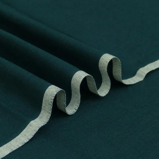 Summer Special – Kamalia Soft Cotton Khaddar Dark Green Colour - 7 Meter Unstitched