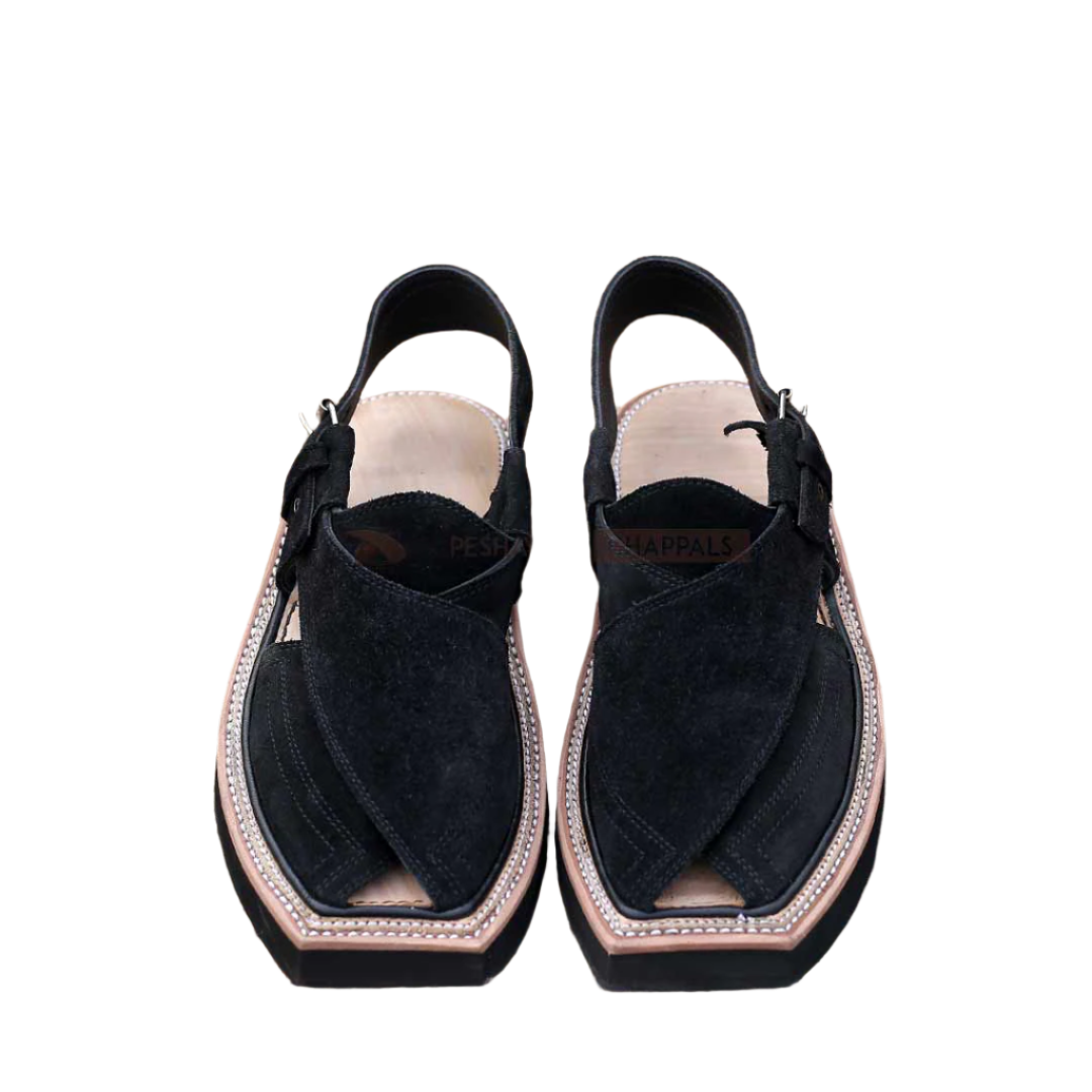 Suede Kaptaan Leather Chappal Light Weight