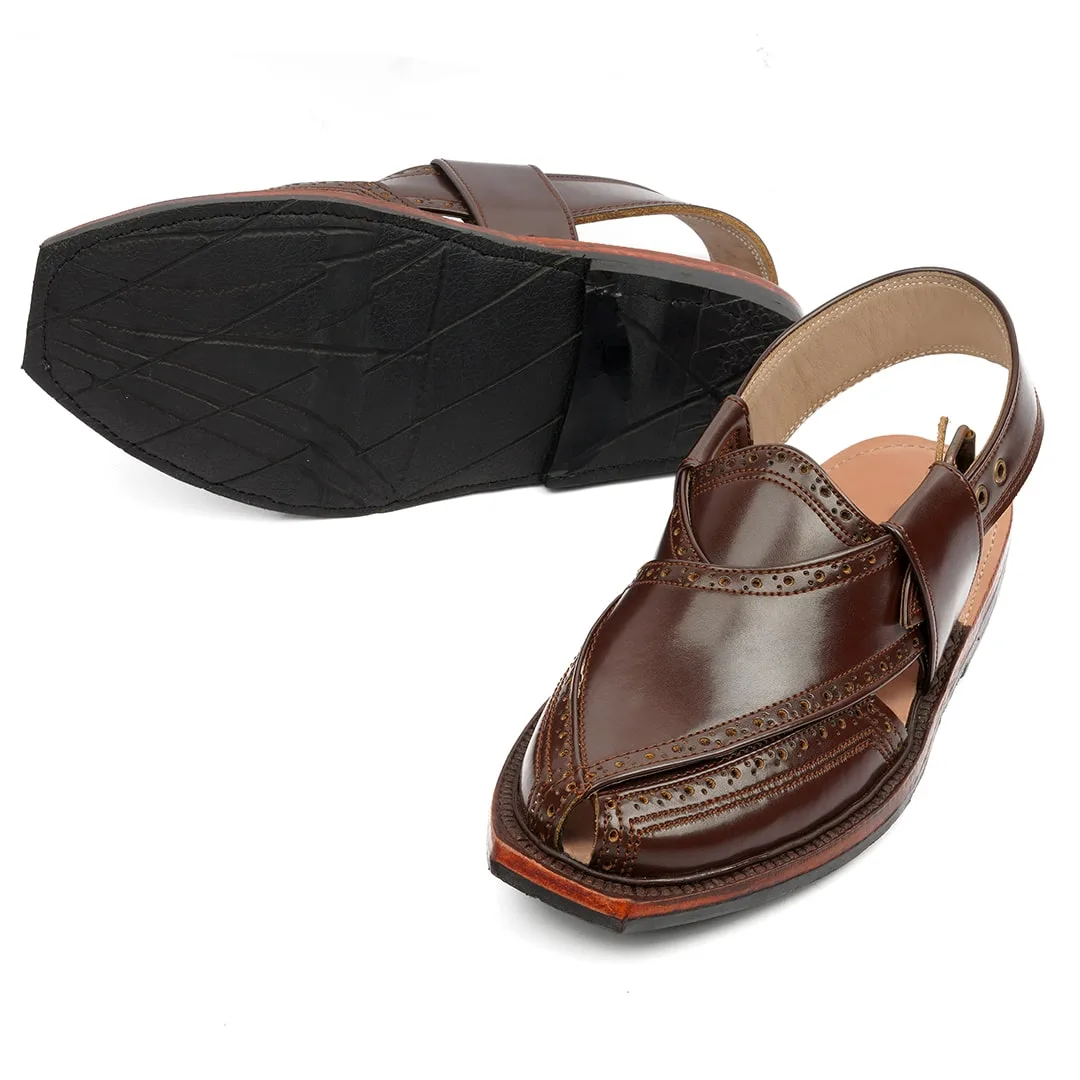 Leather Quetta Norozi Chappal Single Sole